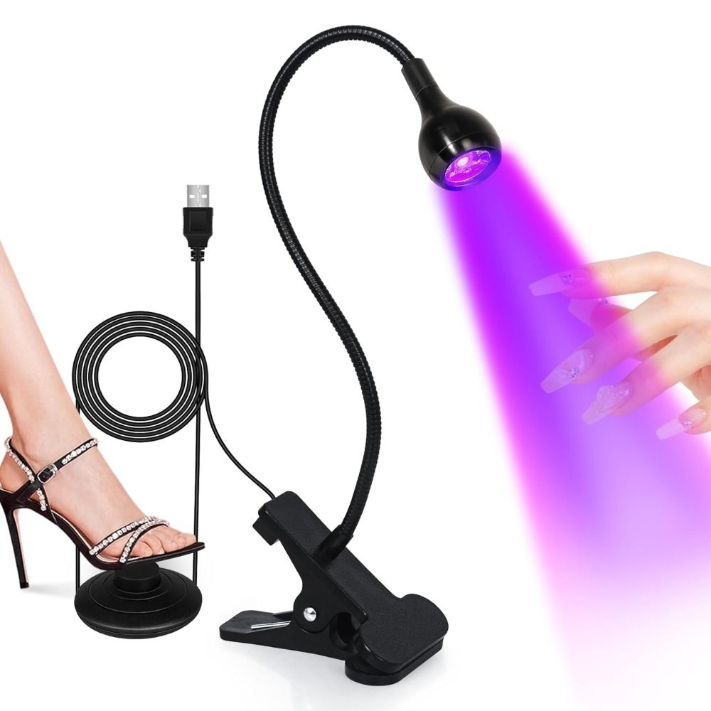 Uv Led Lamp Nail - ポータブル5W/3W UV LEDネイルランプ 調整可能なヘッド プロ仕様 ジェルポリッシュ硬化ランプ