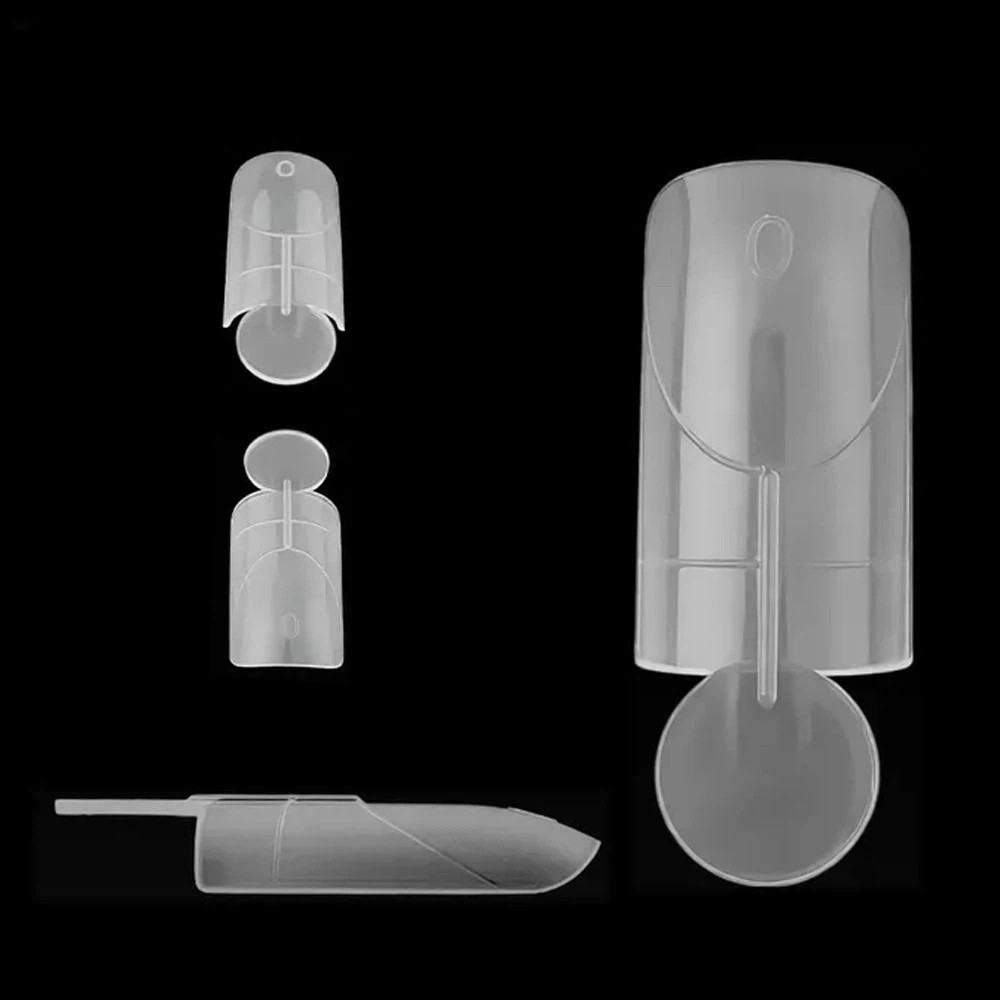 Nail Extension Form - 140個入り マット仕上げ フレンチネイル デュアルフォーム 14サイズ クイックエクステンション