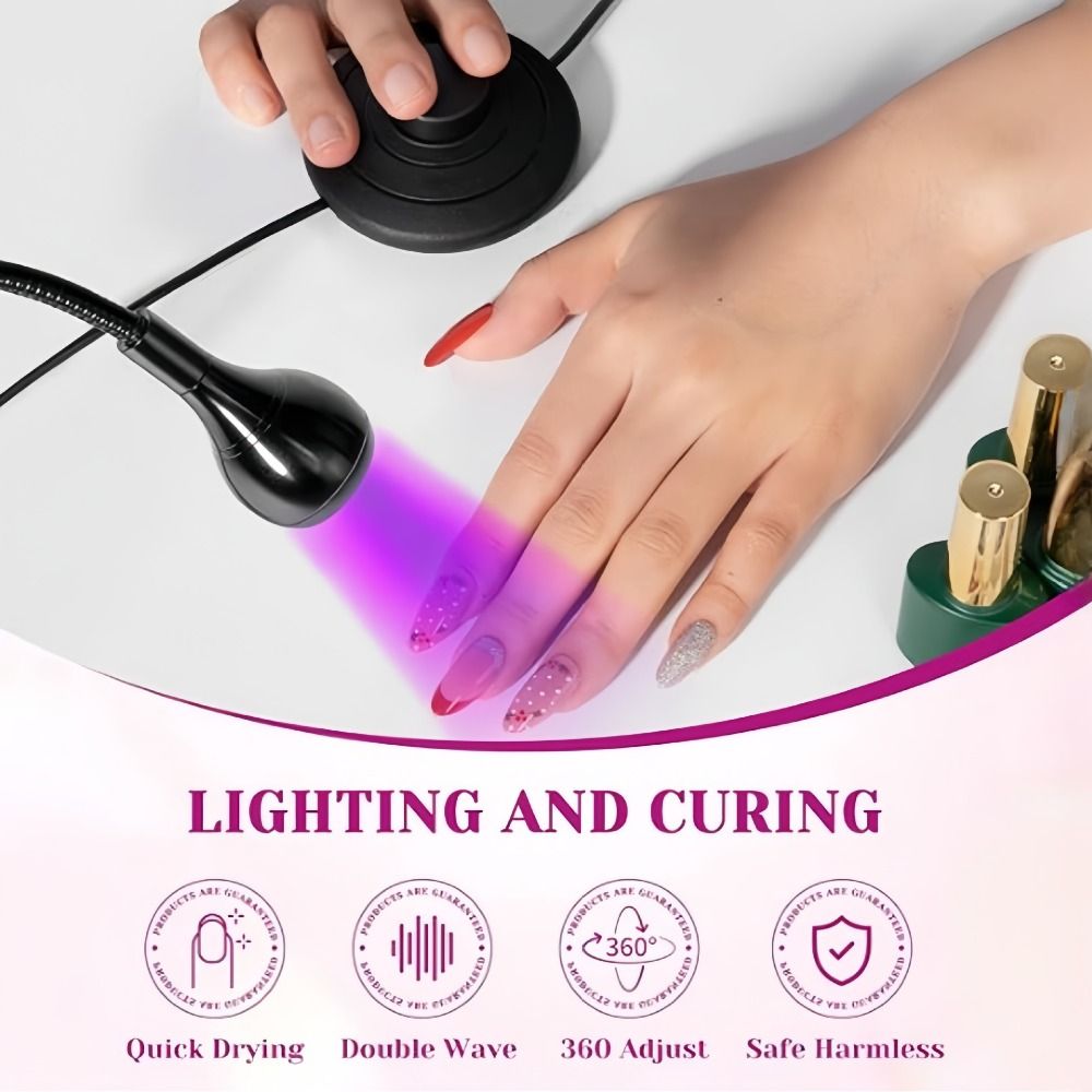 5W/3W UV LEDネイルランプ フットペダルスイッチ付 - Uv Led Lamp Nail のレビューと価格