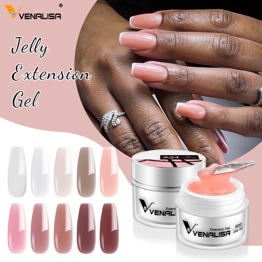 VENALISA 50ml ジェリージェル クリアヌードピン - Nail Art Lotso のレビューと価格