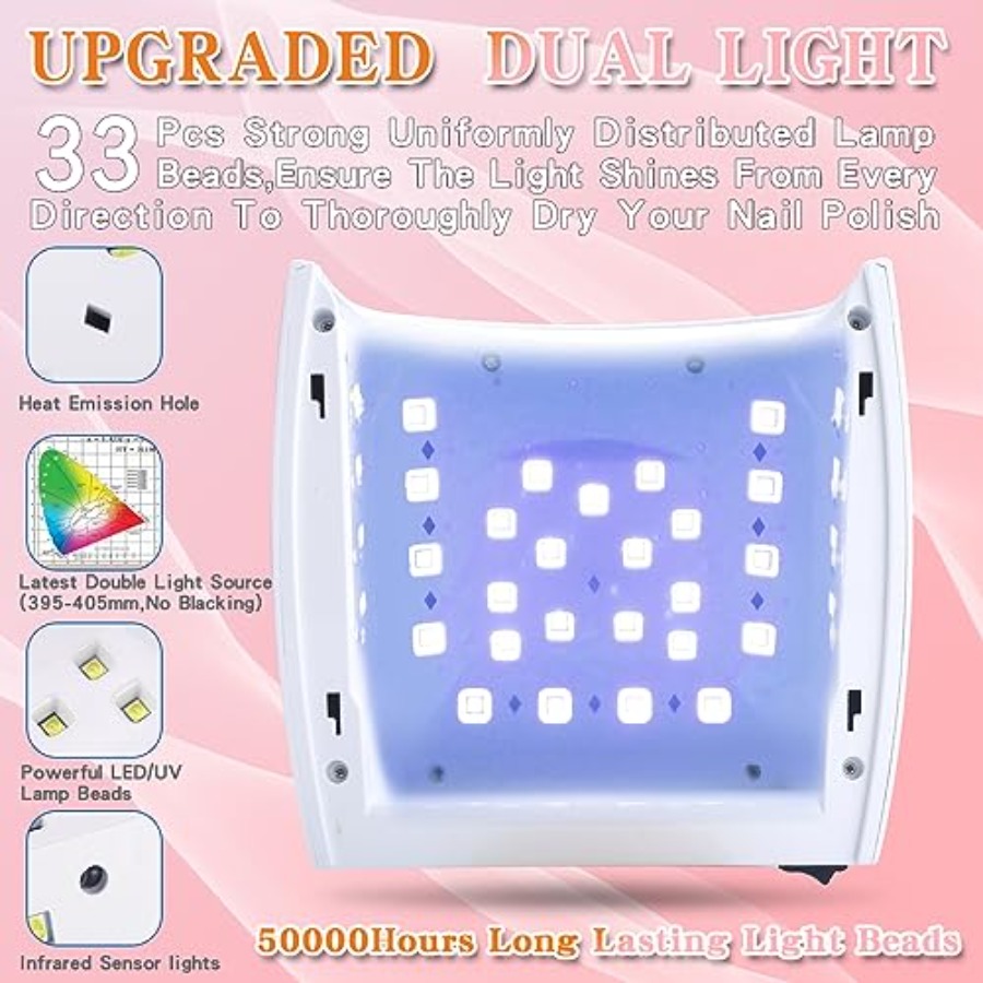 充電式高速乾燥UV LEDネイルランプ、LEDネイルドライヤ - Uv Led Lamp Nail のレビューと価格