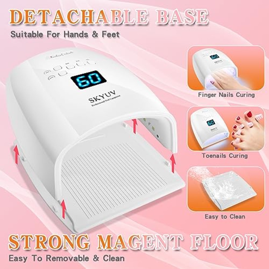充電式高速乾燥UV LEDネイルランプ、LEDネイルドライヤ - Uv Led Lamp Nail のレビューと価格