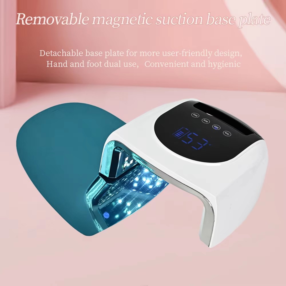 充電式96Wネイルランプ、ミラー反射ベース付きジェルポリッシ - Uv Led Lamp Nail のレビューと価格