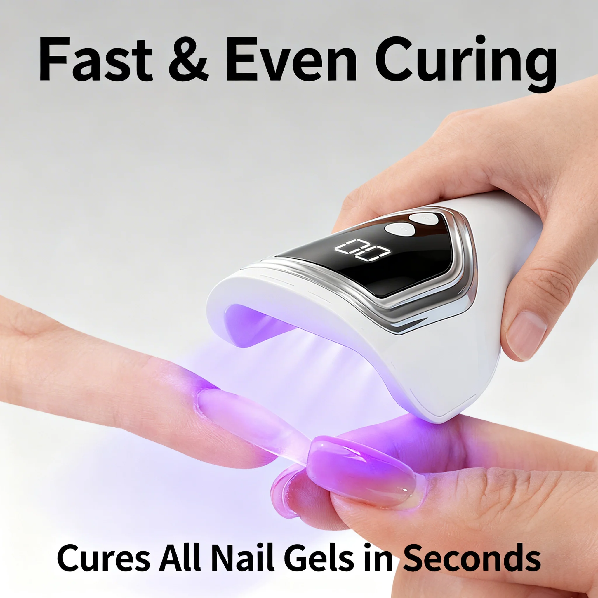 ポータブルUVネイルランプ、充電式ハンドヘルドLEDネイルド - Uv Led Lamp Nail のレビューと価格