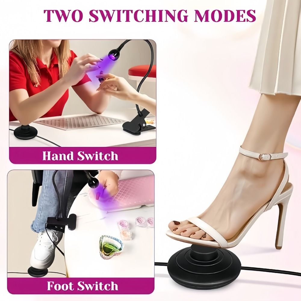 ポータブル5W/3W UV LEDネイルランプ 調整可能なヘ - Uv Led Lamp Nail のレビューと価格