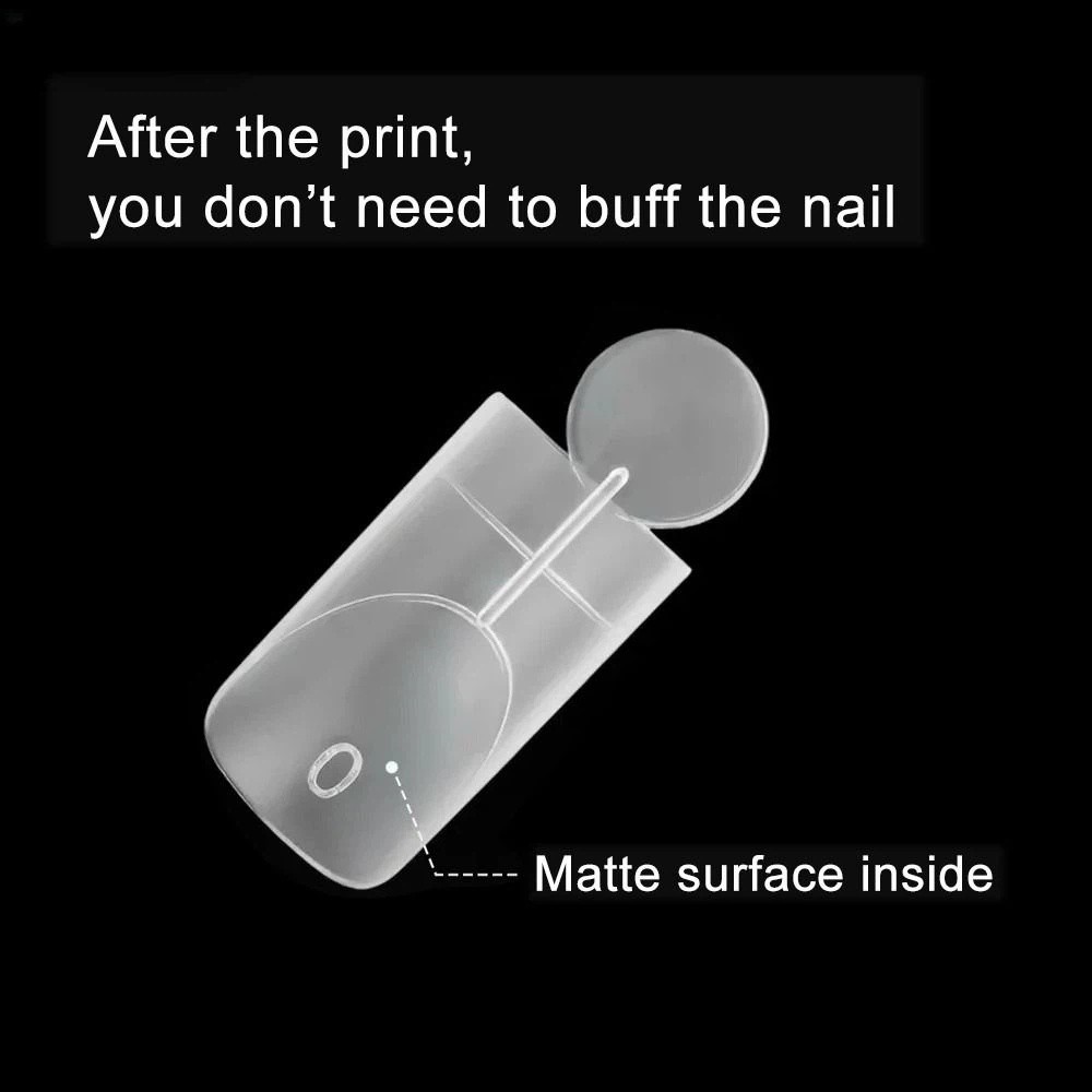 140個入り マット仕上げ フレンチネイル デュアルフォーム - Nail Extension Form のレビューと価格