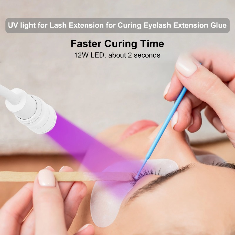 UVまつげランプ グラフトエクステンション 眉毛ジェル接着剤 - Uv Led Lamp Nail のレビューと価格