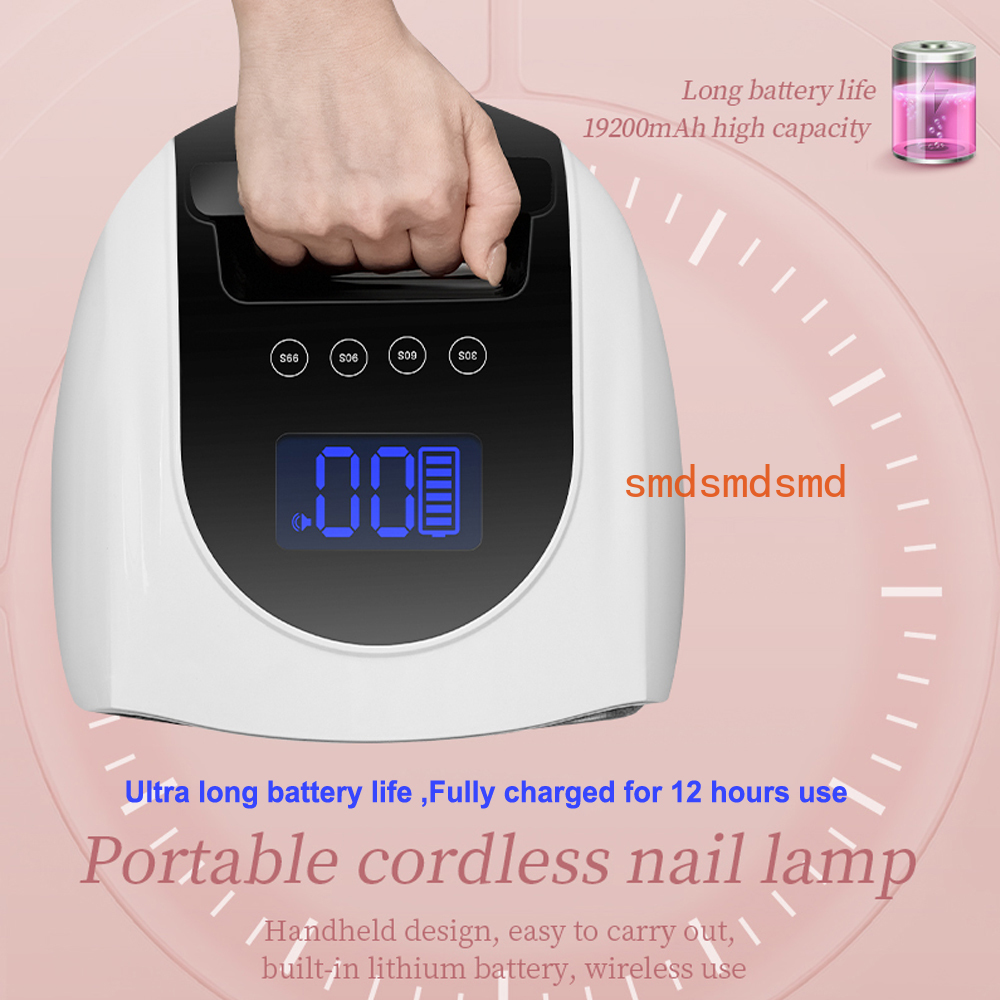 充電式96Wネイルランプ、ミラー反射ベース付きジェルポリッシ - Uv Led Lamp Nail のレビューと価格
