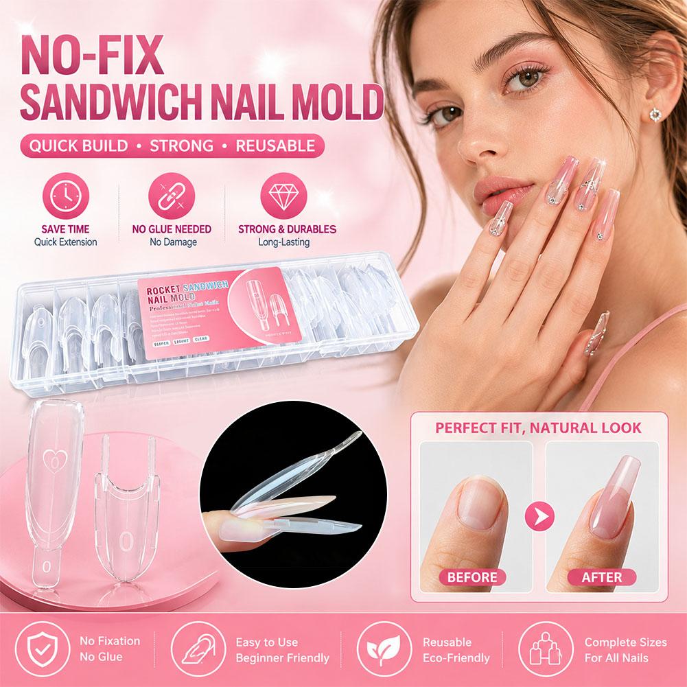 デュアルフォームネイルエクステンションモールドセット 120 - Nail Extension Form のレビューと価格