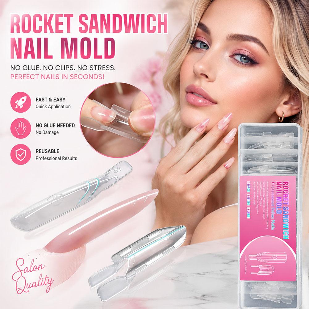 デュアルフォームネイルエクステンションモールドセット 120 - Nail Extension Form のレビューと価格