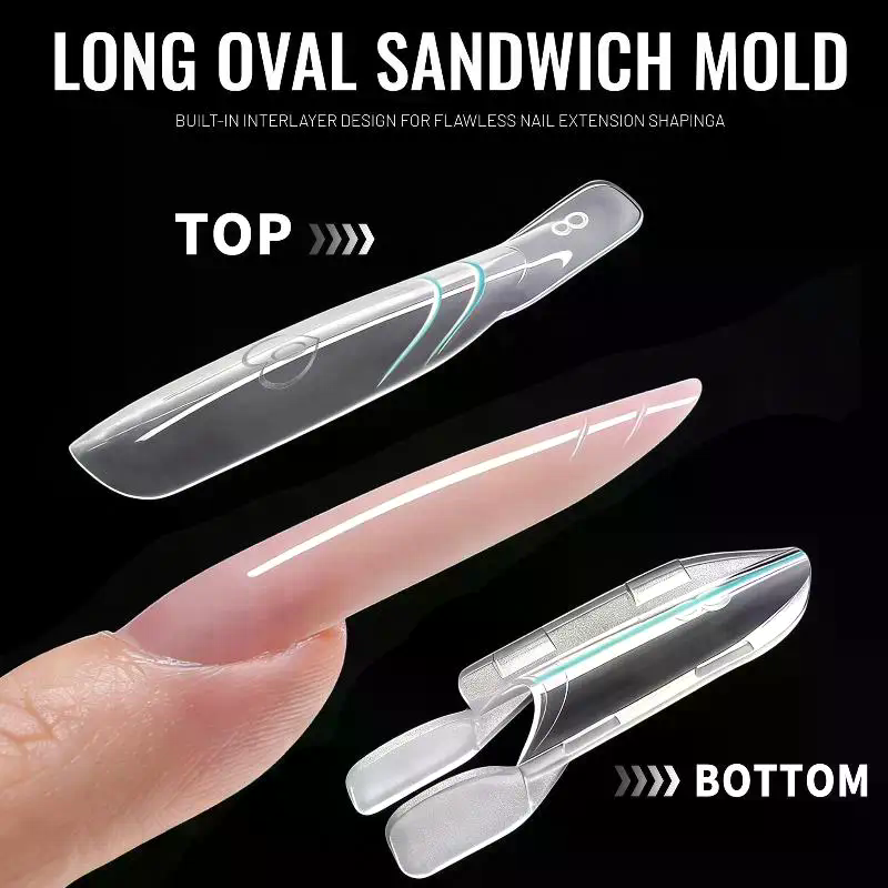 サンドイッチデュアルネイルフォーム 120個入り 15サイズ - Nail Extension Form のレビューと価格