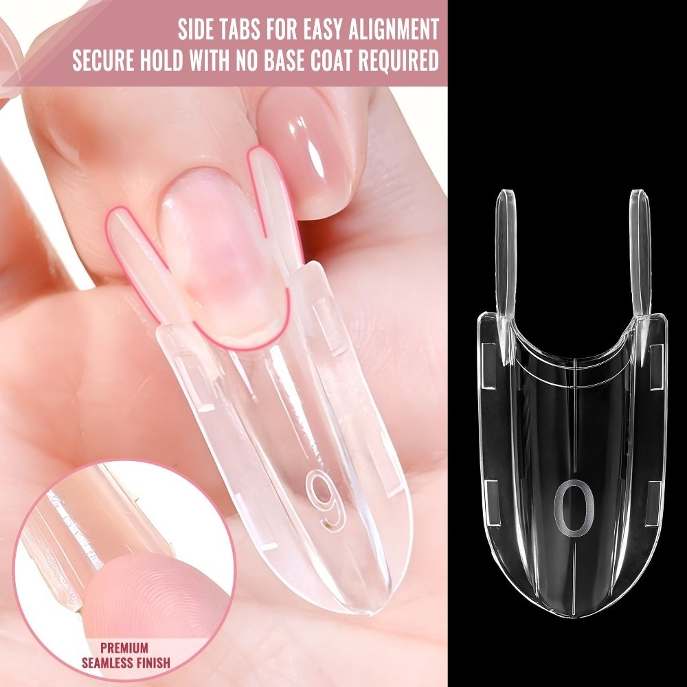 120個入り ロケット型サンドイッチデュアルネイルフォーム  - Nail Extension Form のレビューと価格