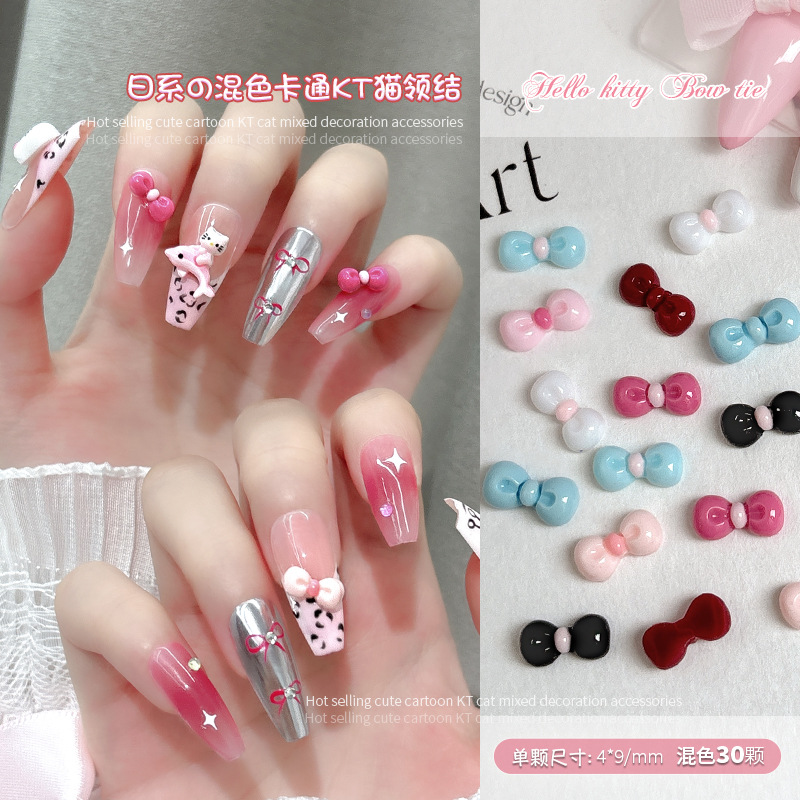 ネイル用3D樹脂部品,装飾品,マニキュアツール,30個,カワ - Nail Art Lotso のレビューと価格