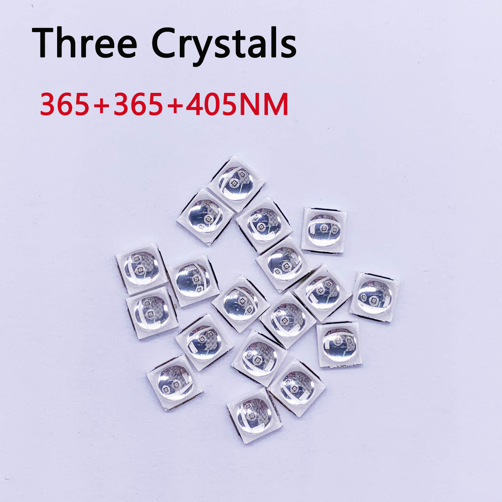 50 個 2 ワットエピスター 365nm + 365nm  - Uv Led Lamp Nail のレビューと価格